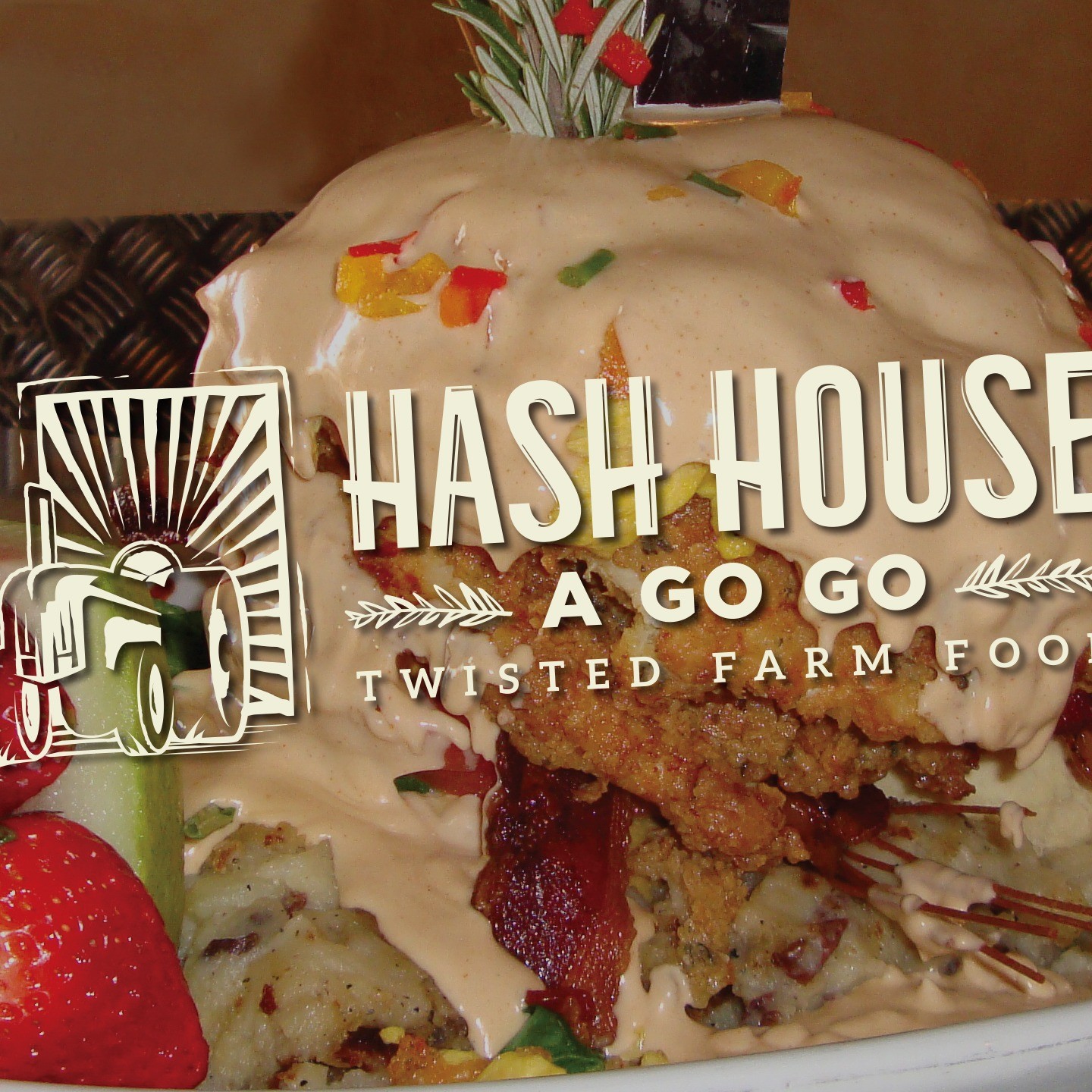 Hash House A Go Go - Andy’s Sage Fried Chicken Benedict