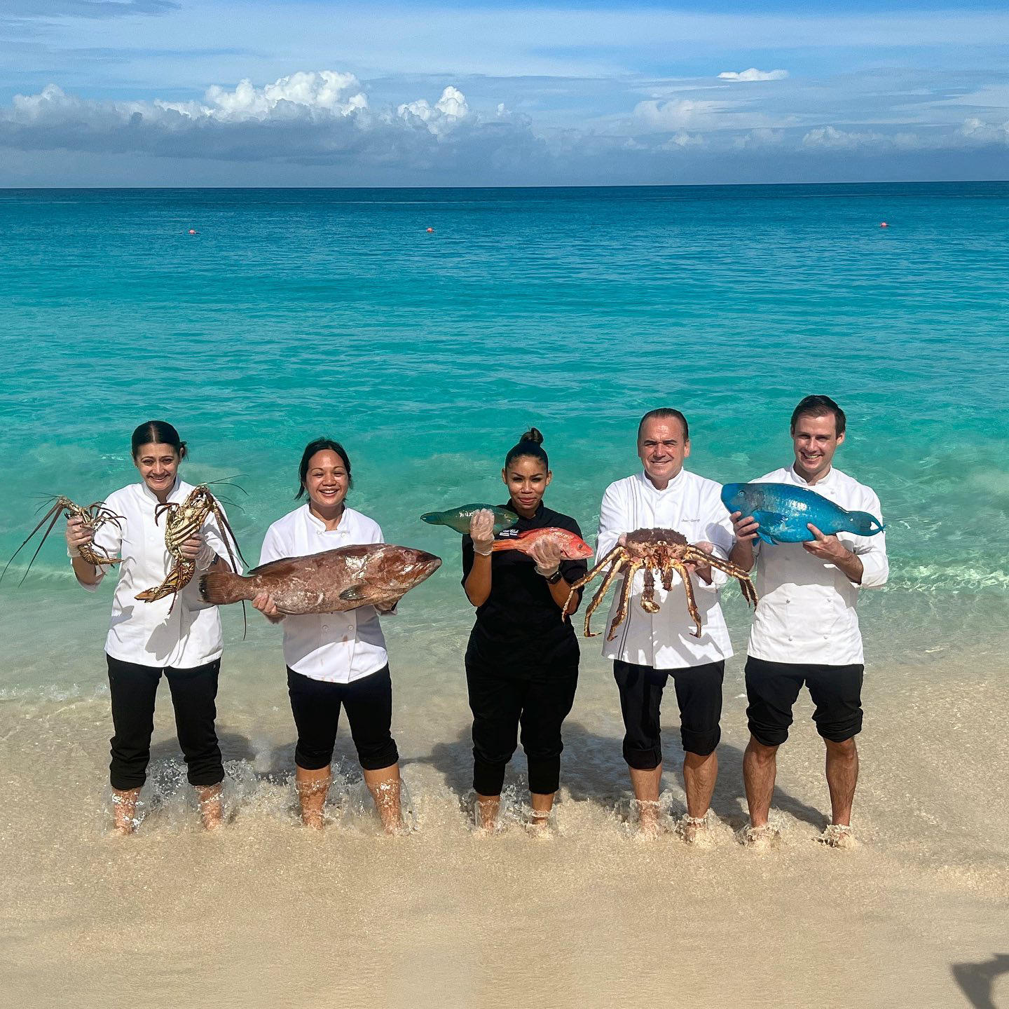 Jean-Georges Restaurants - Live from The Bahamas, the team are getting ready for The Fulton Extravag