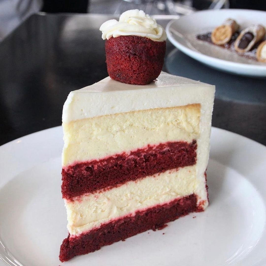 Prime One Twelve Official - Your slice of our famous red velvet cheesecake is waiting for you #myles