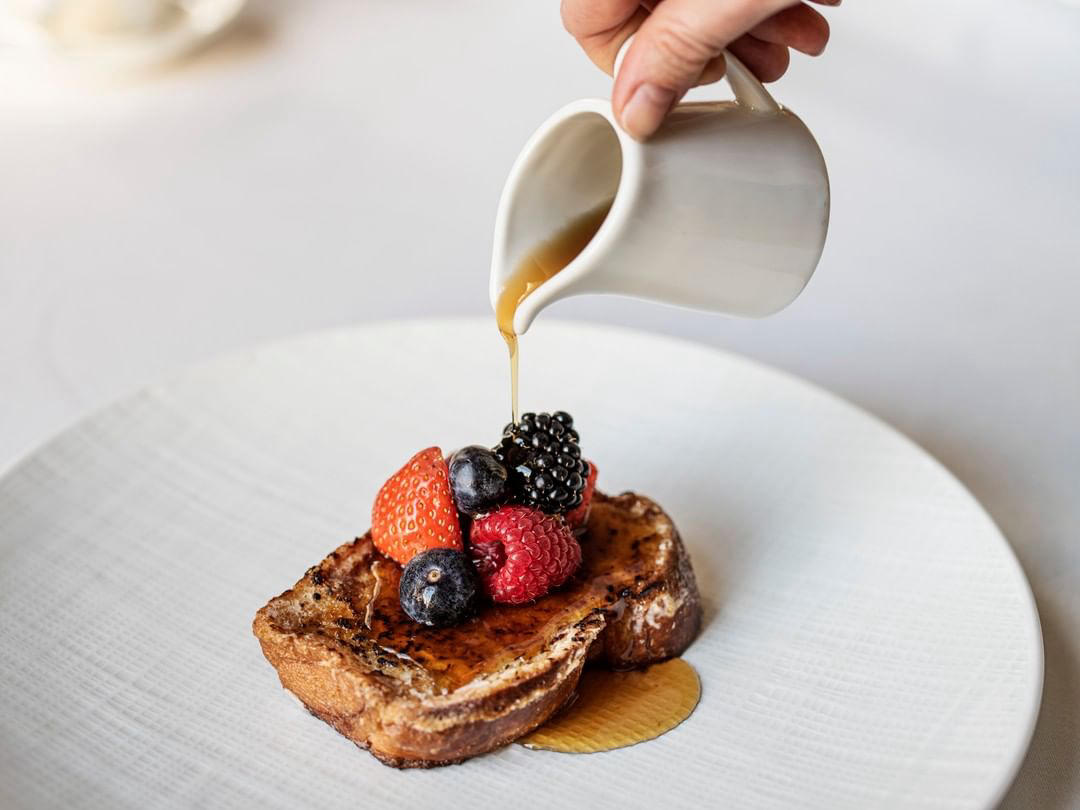 image  1 Start your weekend right by joining us for French toast as part of our à la carte menu selection